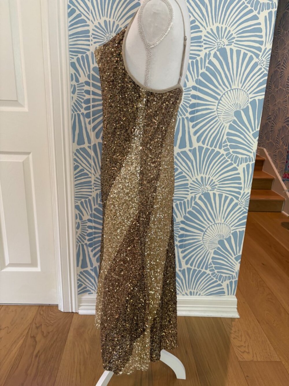 NWT Anthropologie Bl-nk Kayla Sequin Dress Size Medium - Picture 5 of 8